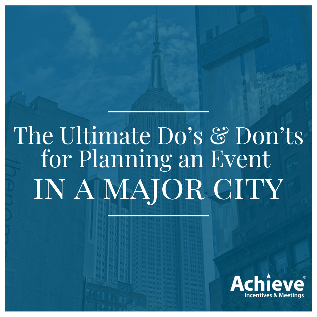 Major City Event Planning