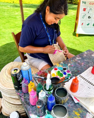 Incentive Event Onsite Hat Painting